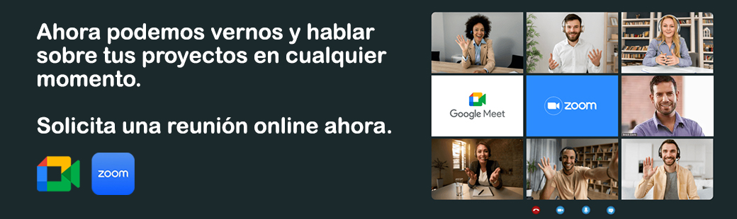 Reservar una reunión por Google Meet o Zoom Las Palmas